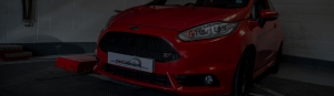Red Car on Dyno in Stockton Unit